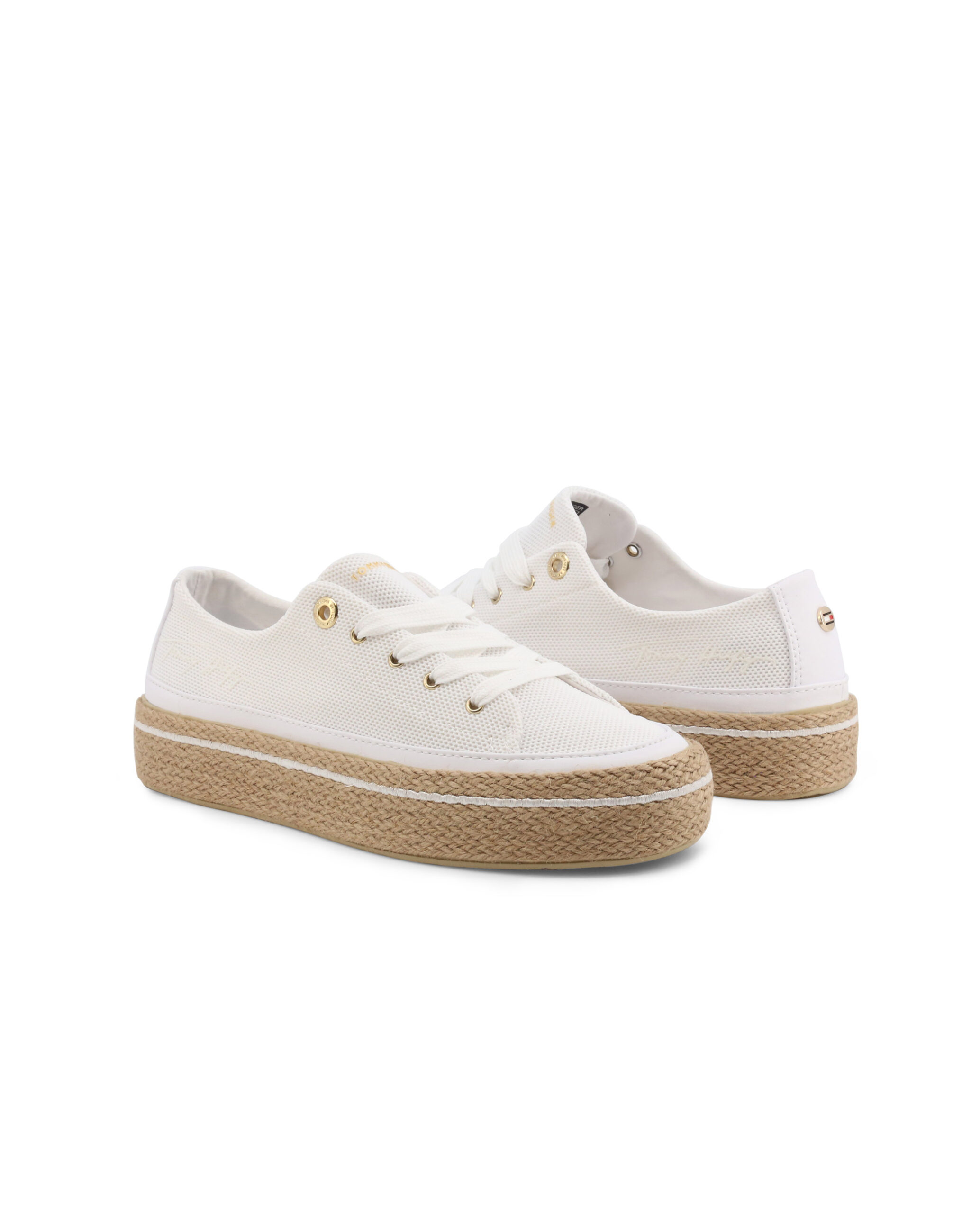 White Classic Style Sneakers - Image 2