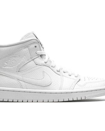 Air Jordan 1 Mid Triple White